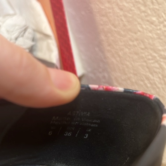 Kelly & Katie Astiva Black Floral Shoes size 6 - Picture 13 of 13